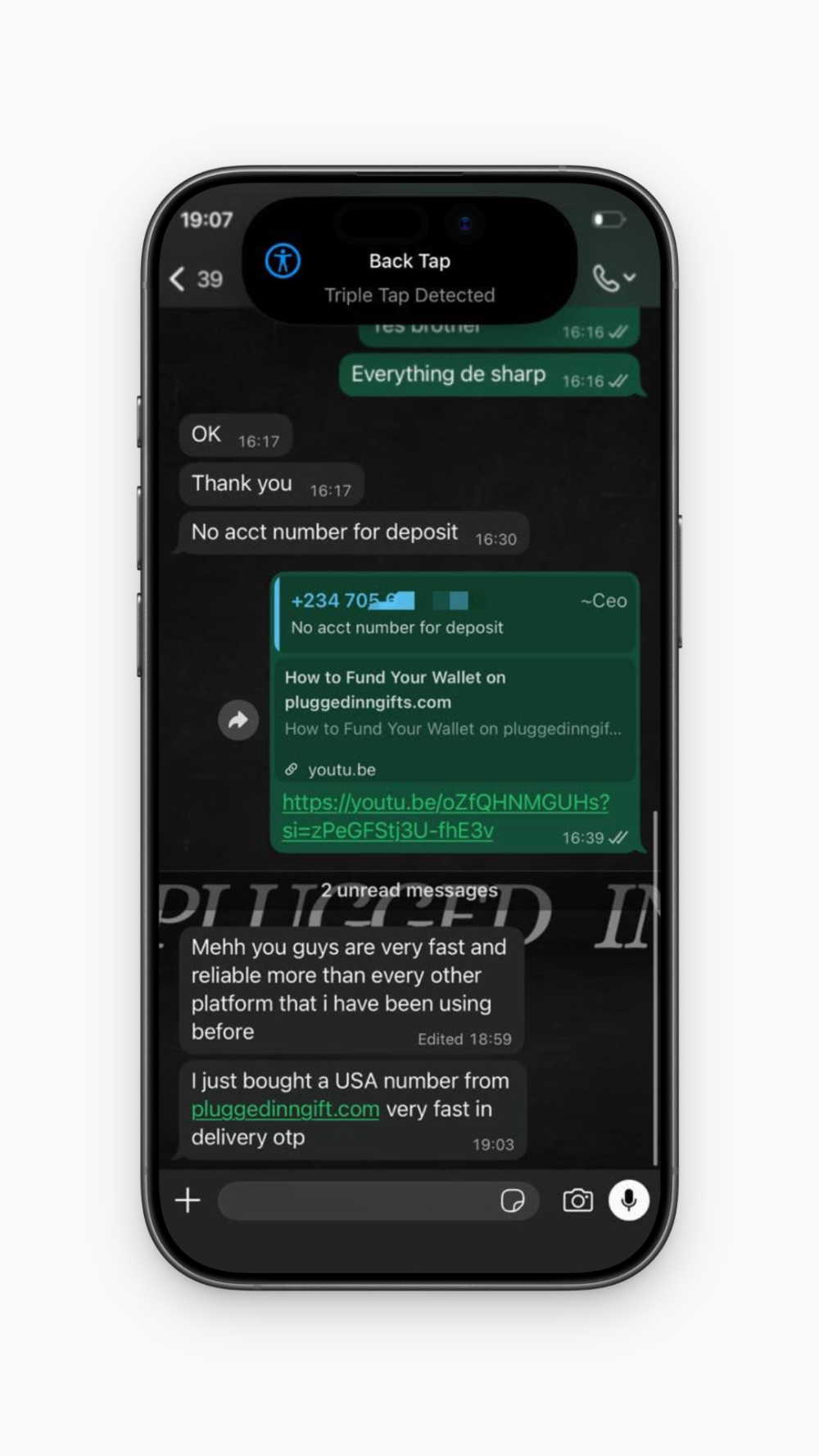 Customer review